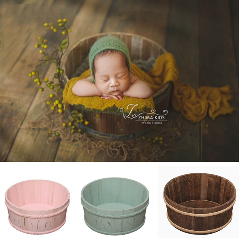 Baby Nursery Bed - 新生児の写真撮影の小道具家具赤ちゃんの写真撮影写真撮影ヴィンテージポーズ木製ベッド Photograpghy バスケット赤ちゃんのお土産