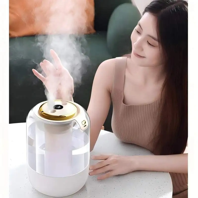 Baby Nursery Humidifier - 2025年新型 5L 大型スプレー式クールミスト超音波静音加湿器 家庭用 赤ちゃん 保育園