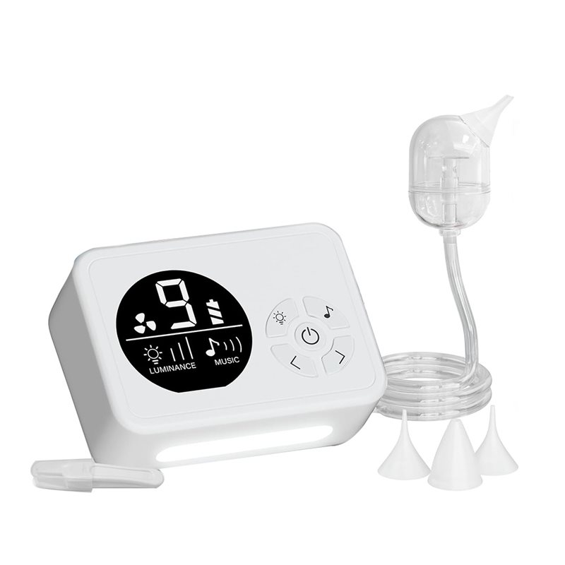 Baby Nursery Rhymes - A71Z 赤ちゃん用鼻吸い器、9段階の吸引力付き鼻吸い器、電動鼻水吸引器、童謡鎮静機能