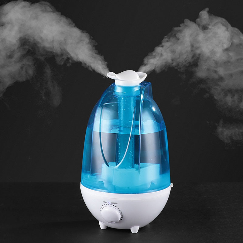 Baby Nursery Humidifier - 4000 ミリリットル家庭用空気加湿器デュアルノズル 110 V-220 V エッセンシャルオイルアロマディフューザー寝室オフィスベビーミストメーカー