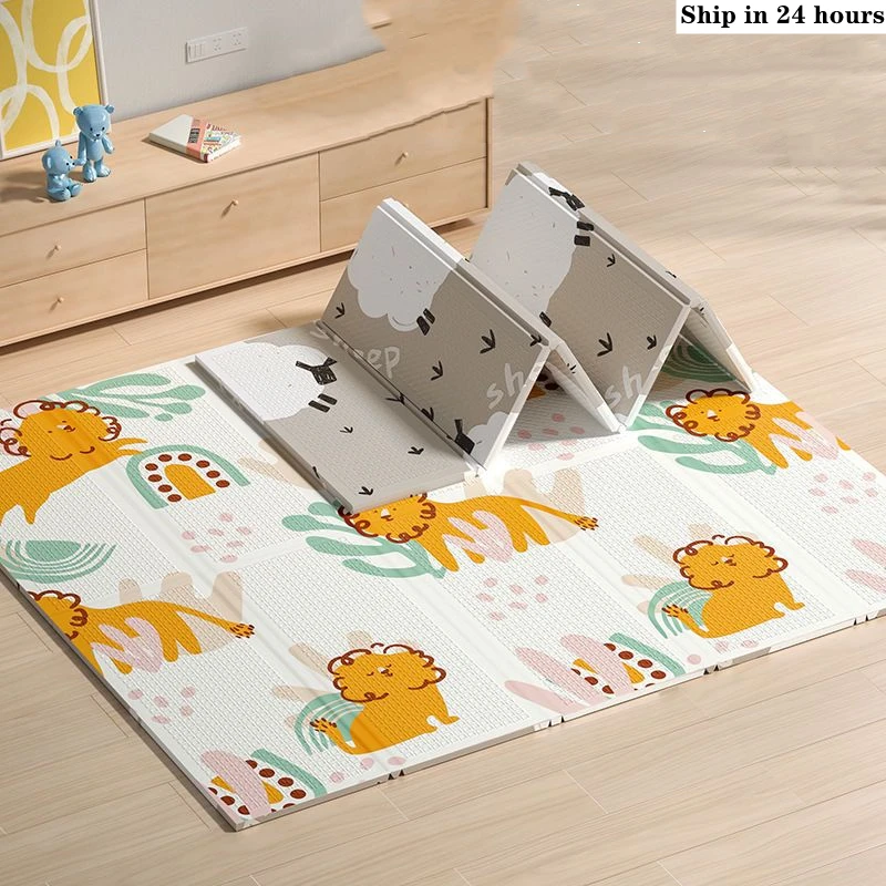 Baby Nursery Music - ベビープレイマット 折りたたみ式 Xpe パズルマット 教育用子供用カーペット 保育園用クライミングパッド