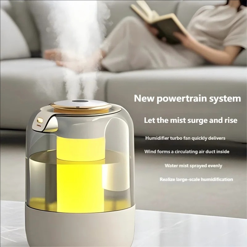 Baby Nursery Humidifier - 2025年新型ベビー保育園用空気加湿器 静音超音波式 大型スプレー クールミスト 妊婦さん向け 家庭用