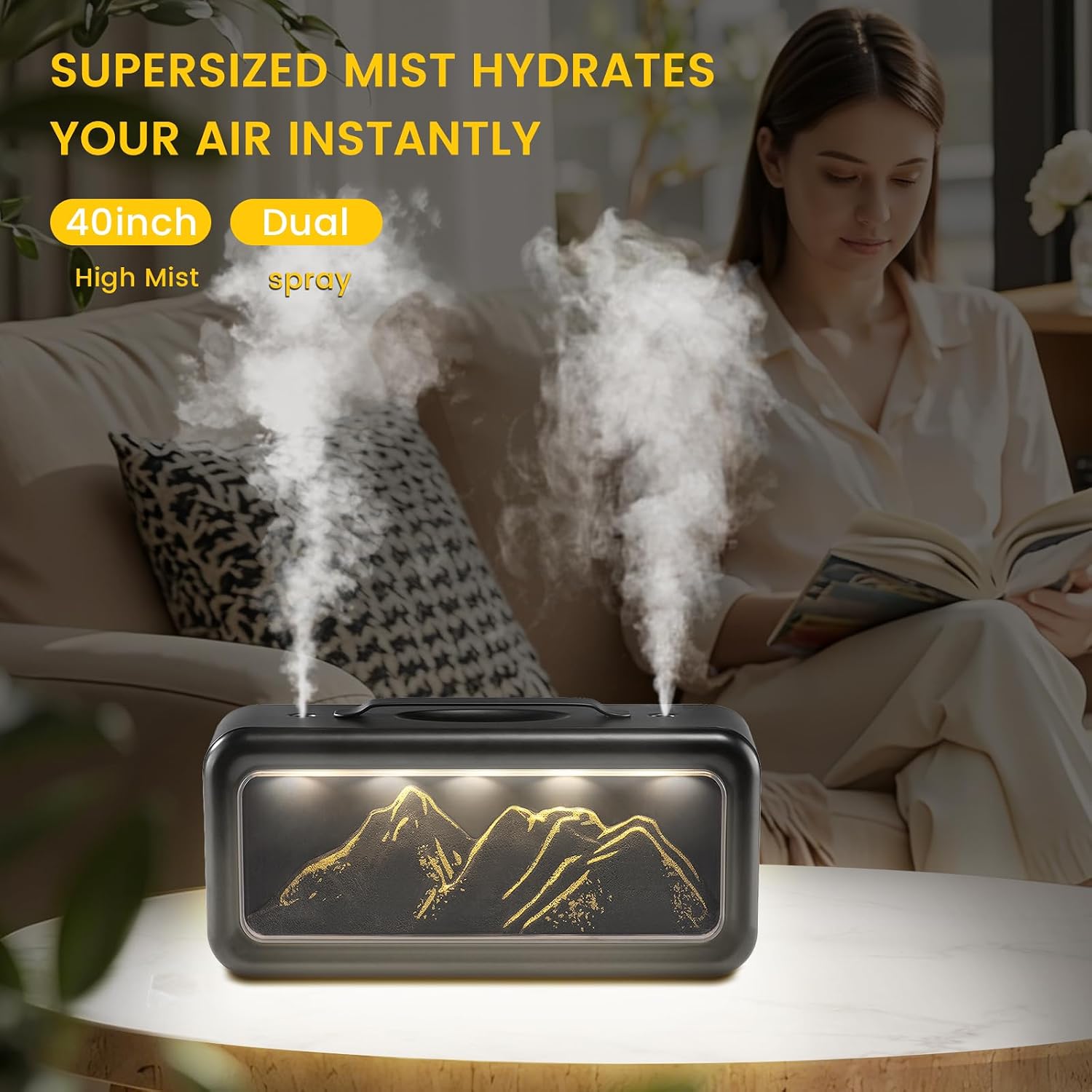 2026年新アップグレード小型加湿器、寝室用、600mlクー - Baby Nursery Humidifier のレビューと価格