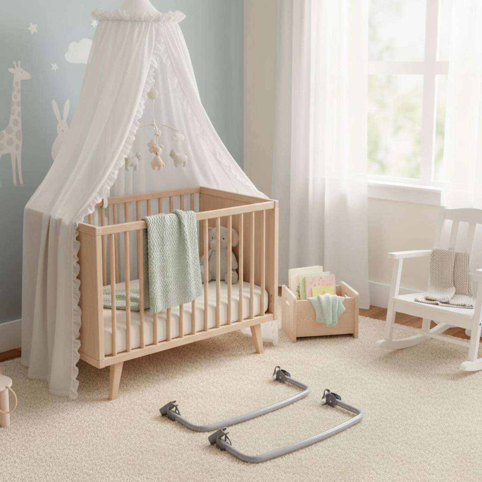 ミュージックモバイル多機能ベビーベッドキャノピー 赤ちゃん用 - Baby Nursery Music のレビューと価格