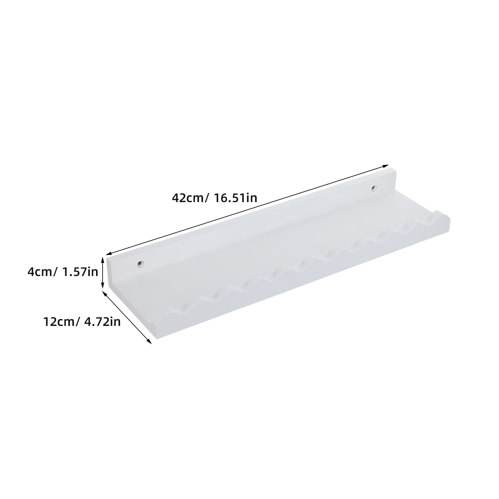 2個セット 子供部屋用フローティングブックシェルフ 壁掛けス - Baby Nursery Floating Shelves のレビューと価格