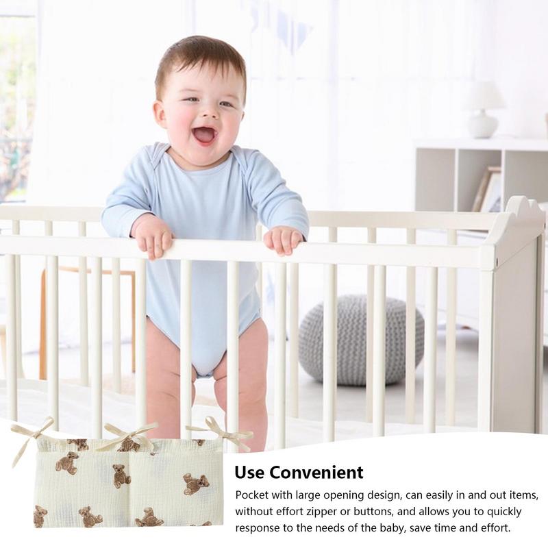 ベビーベッドオーガナイザー、キャディベッド、収納バッグ、2ポ - Baby Nursery Bed のレビューと価格