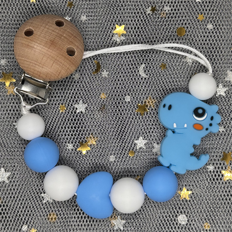 赤ちゃん用シリコンおしゃぶりクリップ,ブナ材ビーズ,歯が生え - Baby Nursery Hospital のレビューと価格