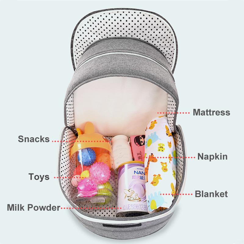 蚊帳ポータブルベビーベッド旅行ベビーベッド新生児用ベビーネス - Baby Nursery Rhymes のレビューと価格