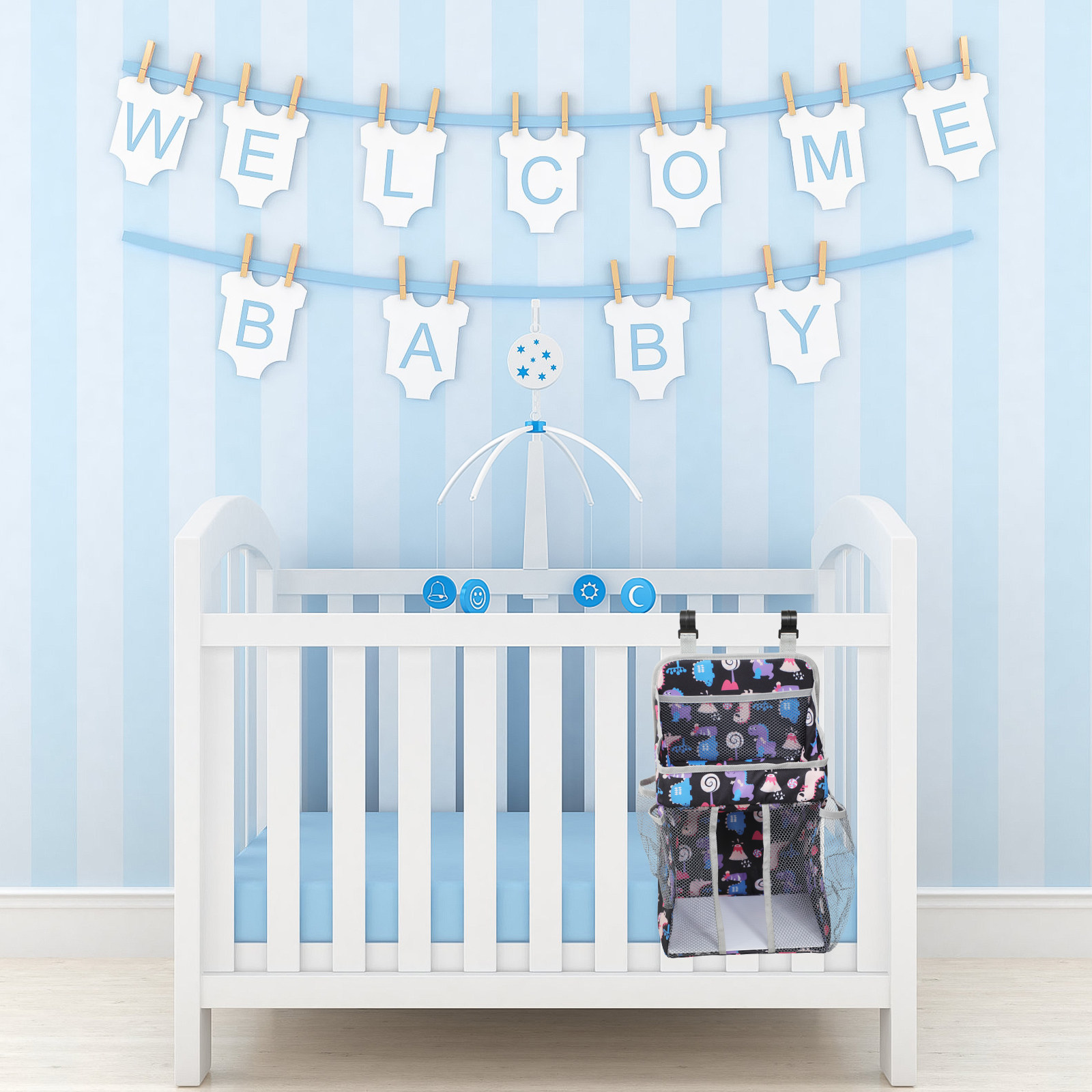 おむつバッグ 保育園収納 ベビーベッドポーチ クレードル吊り - Baby Nursery Bed のレビューと価格