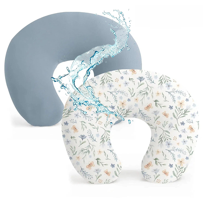 2 個の防水授乳枕カバー伸縮性のある授乳枕用カバー授乳枕用幼 - Nursing Cover Breastfeeding のレビューと価格