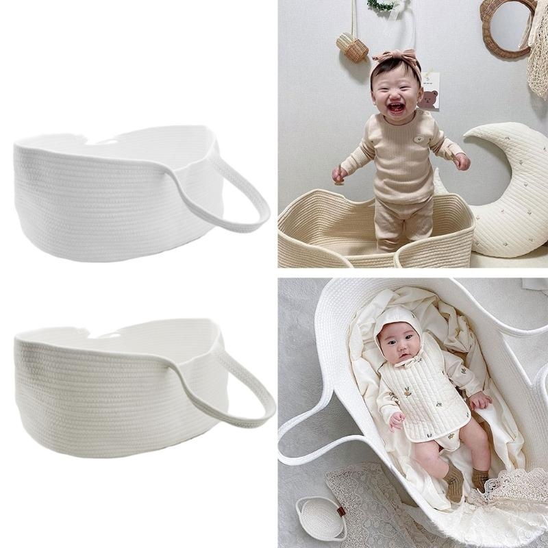 J15U ポータブルベビーモーゼバスケットキャリア綿ロープ織 - Baby Nursery Bed のレビューと価格