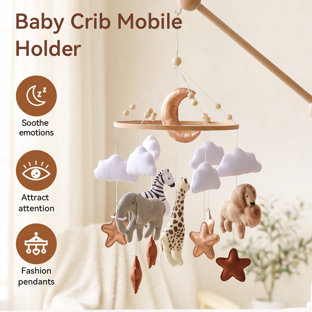木製ベビーベッドベル、オルゴール付きベビーベッドモバイル、柔 - Baby Nursery Music のレビューと価格