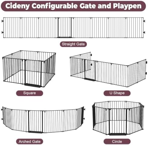 190インチの超ワイドベビーゲートプレイヤード、調節可能なベ - Baby Gate Extra Wide のレビューと価格