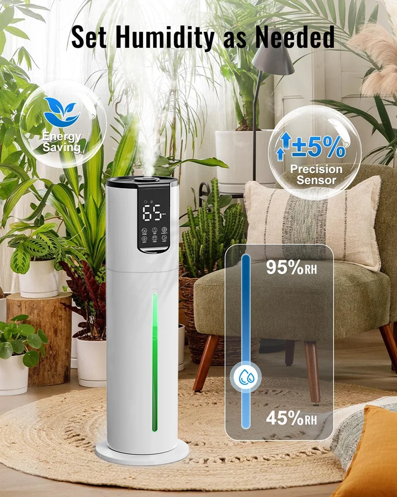 超静音フロア超音波加湿器 – 赤ちゃん/保育園用トップフィル - Baby Nursery Humidifier のレビューと価格