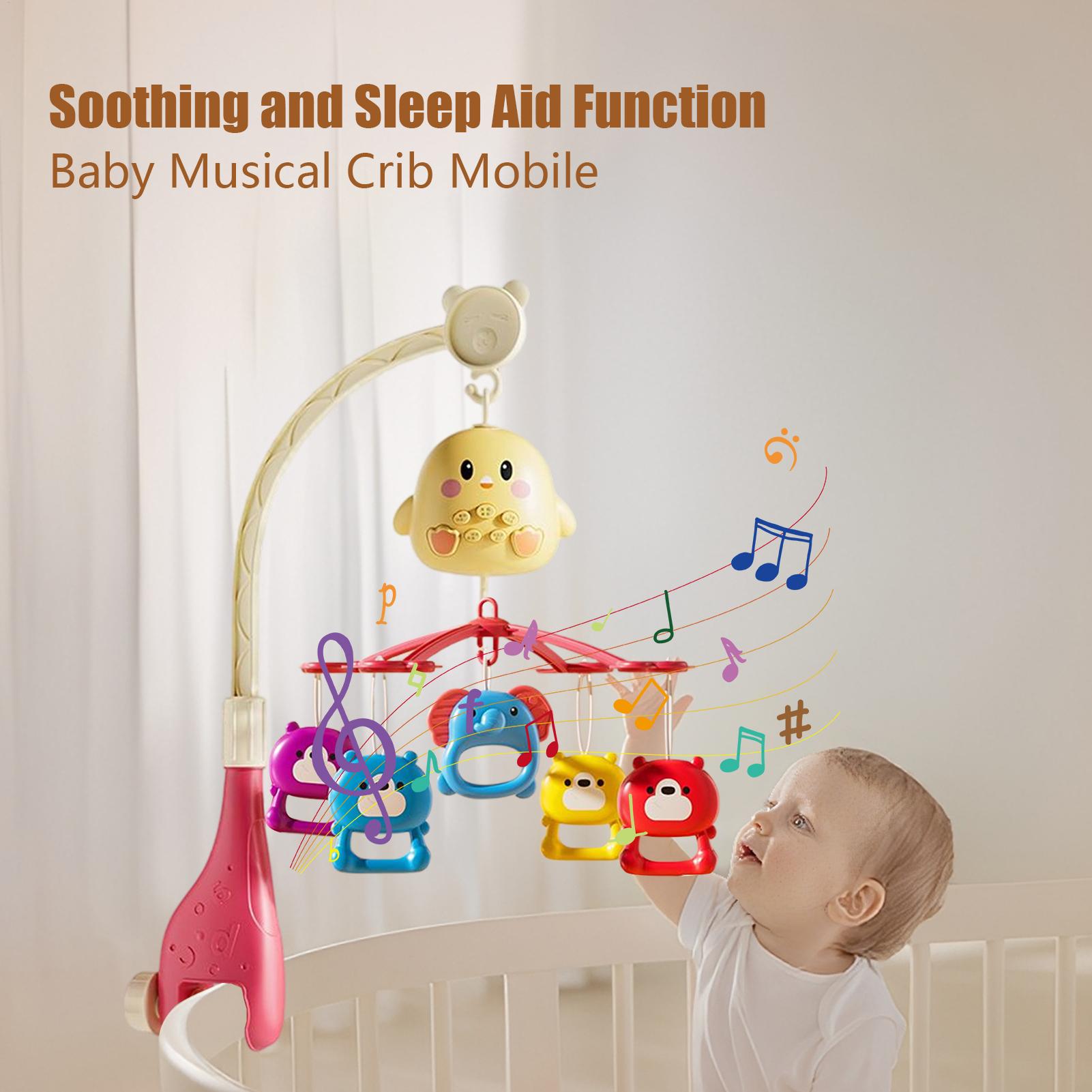 ミュージカルベビーベッドモバイル保育園モバイルリモコン付き回 - Baby Nursery Music のレビューと価格