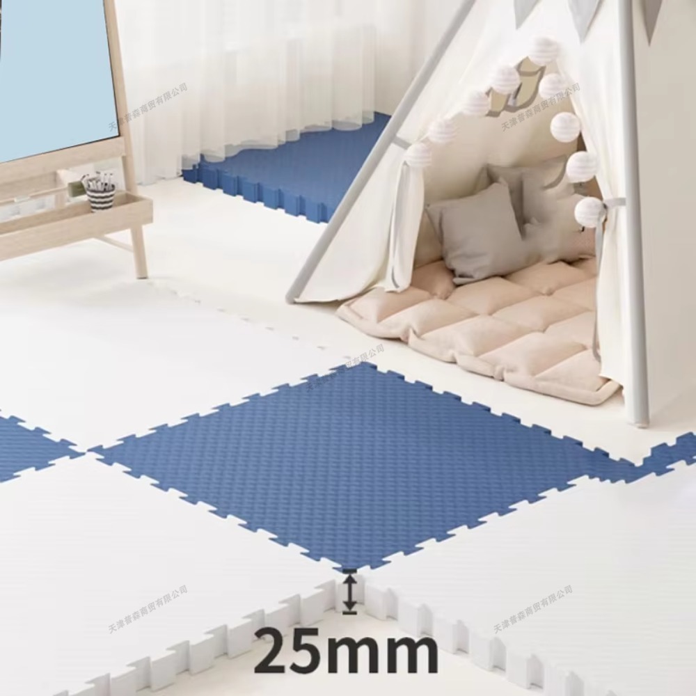 8枚組 60x60cm ベビー プレイマット 厚さ2.5cm - Baby Nursery Music のレビューと価格