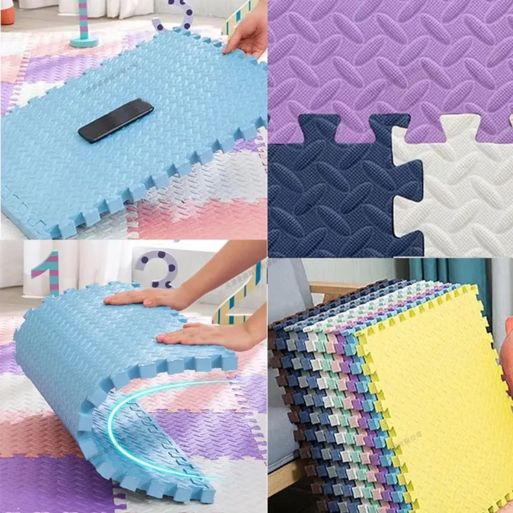 8枚組 60x60cm ベビー プレイマット 厚さ2.5cm - Baby Nursery Music のレビューと価格