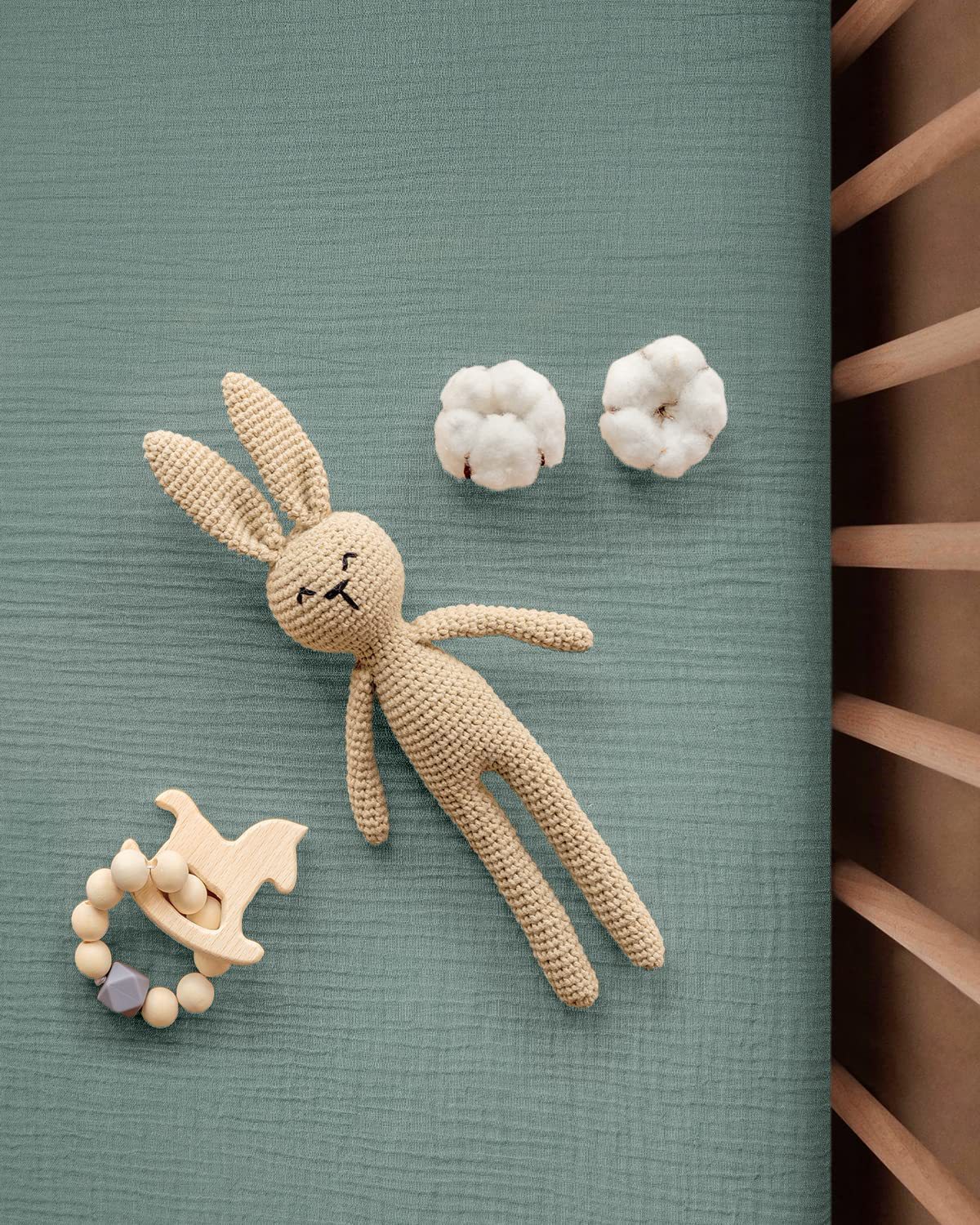 ベビーフィットシーツ ベッドマットレス 96×61cm カバ - Baby Nursery Bed のレビューと価格