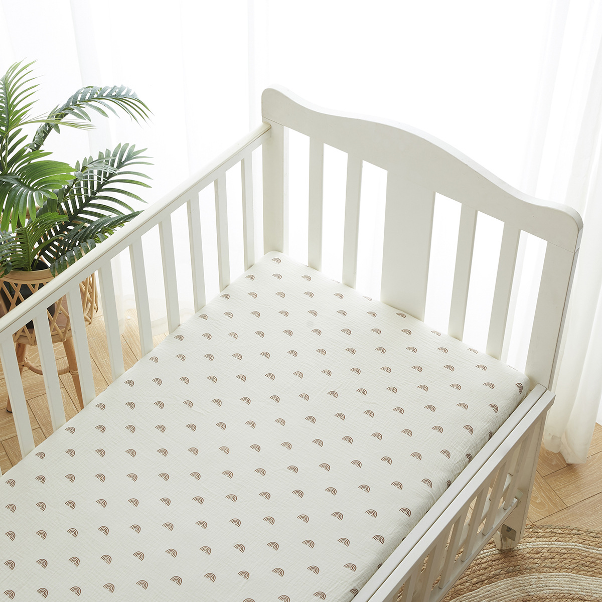 ベビーフィットシーツ ベッドマットレス 96×61cm カバ - Baby Nursery Bed のレビューと価格