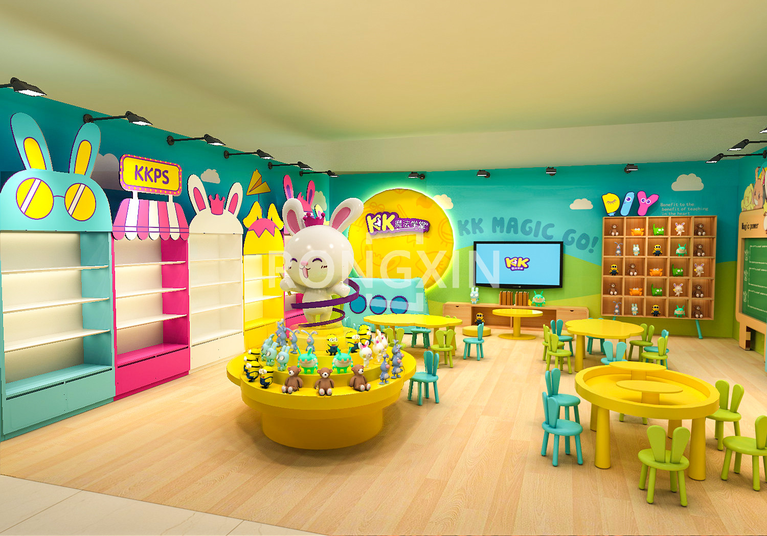 カスタマイズデザインの子供用保育園家具セット、キッズベビーテ - Baby Nursery Floating Shelves のレビューと価格