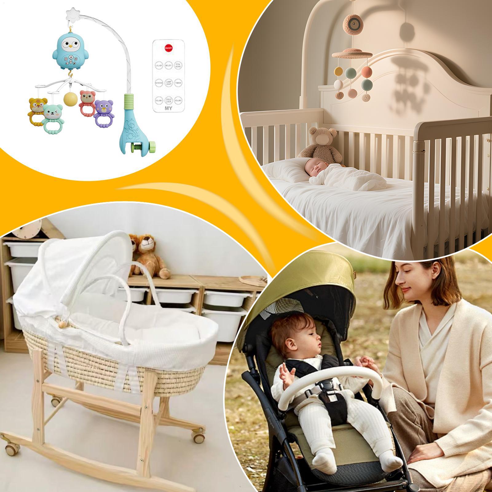 ベビーベッド用モバイル、ライト付きベビーベッド用ミュージカル - Baby Nursery Music のレビューと価格