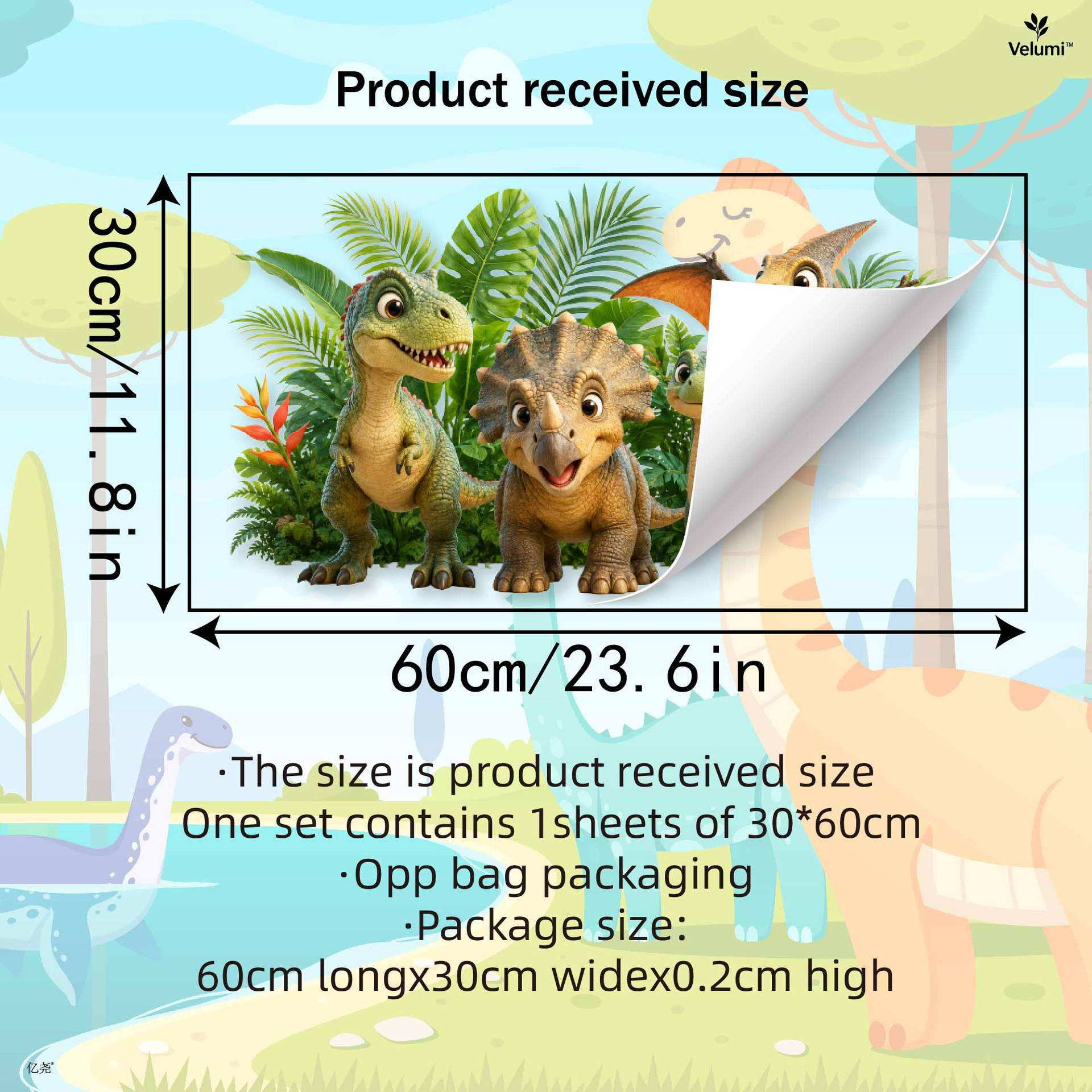 かわいい 3D 恐竜ウォールステッカー子供恐竜誕生日パーティ - Baby Nursery Wall Decals のレビューと価格